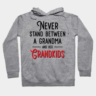 Never Stand Between A Grandma And Her Grandkids Hoodie